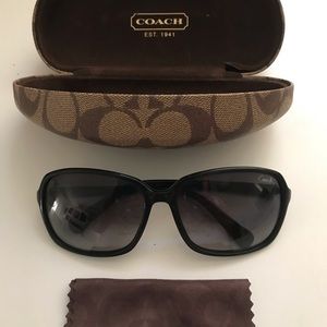 Black Coach sunglasses